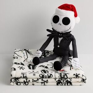 Disney's The Nightmare Before Christmas Pillow Buddy & Throw NEW With Tags
